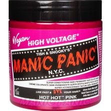 Manic Panic Vegan Yarı Kalıcı Saç Boyası: Hot Hot Pink 237ML.