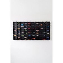 My Kids Room Oyuncak Araba Rafı 1/64  100'LÜ Dekoratif Çocuk Odası Oyuncak Organizer (Hotwheels ve Matcbox Arabaları Için Uygundur)