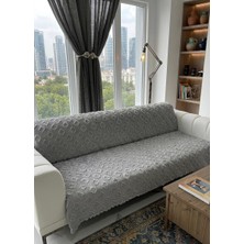 Royam Koltuk Örtüsü Çekyat Örtüsü 175 x 215 Lüks Kumaş Şönil Jakarlı Kaymaz