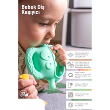 Ozcmax Açık Yeşil Bebek Silikon Dişş Kaşıyıcı