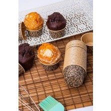 Kağıt Muffin Kek Kalıbı Desenli 50'li