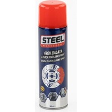 BURADABULDUN Steel Fren Balata Spreyi 500 ml - Ses Kesici Toz ve Yağ Temizleyici Disk Debriyaj Temizleme