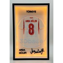 3D Bade | Arda Güler | Forma imzalı | Dekoratif | Gece Lambası | Hediye