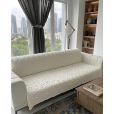 Royam Koltuk Örtüsü Çekyat Örtüsü 175 x 215 Lüks Kumaş Şönil Jakarlı Kaymaz