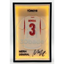 3D Bade | Merih Demiral | Forma imzalı | Dekoratif | Gece Lambası | Hediye