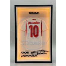 3D Bade | Hakan Çalhanoğlu | Forma imzalı | Dekoratif | Gece Lambası | Hediye