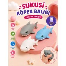 Eneci Köpek Balığı Shark Sukuşi Squıshy Stres Oyuncağı Yumuşak Oyuncak 10 cm