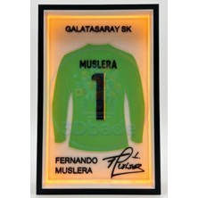 3D Bade | Fernando Muslera | Forma imzalı | Dekoratif | Gece Lambası | Hediye