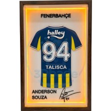 3D Bade | Anderson Souza Talisca | Forma imzalı | Dekoratif | Gece Lambası | Hediye