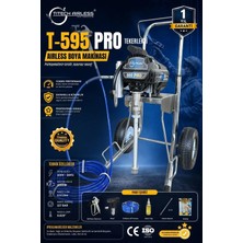 Titech Airless T-595 Elektrikli Airless Boya Makinası Tekerlekli - Dijital