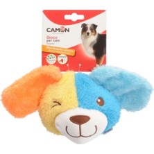 Camon Polyester Hışırtılı ve Gıcırtılı Köpek Yavrusu Şeklinde Köpek Oyuncağı 27 cm
