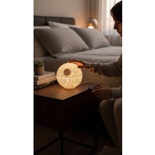 Turqo Print Death Star Masa Lambası
