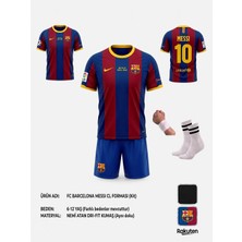 Sidas Barcelona.lionel Messi 2011 Bordo  Çocuk Forması 4 Parça
