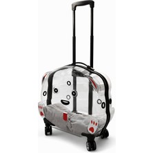 Carrypet Valiz Tipi Tekerlekli Kedi Taşıma Çantası