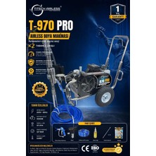 Titech Airless T-970 Pro Elektrikli Hidrolik Boya Makinası (Kartsız)