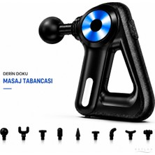 Raylax Masaj Tabancası Vurmalı Kas El Terapisi Derin Kas Gevşetici Sarjlı Tireşimli Spor Vücut Masaj Aleti
