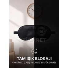 Uyku Bandı - Göz Maskesi (Siyah Renk)