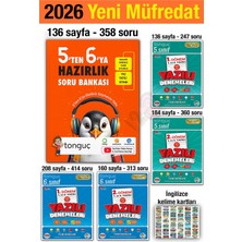 Tonguç Akademi 5'ten 6'ya Hazırlık Kitabı 2026 Yaz Tatili 5. 6. Sınıf Yazılı Denemeleri Soru Bankası Seti
