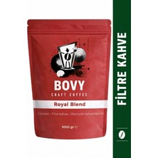 Royal Blend Filtre Kahve 1 kg (1000 Gr) Öğütülmüş - Yoğun Aroma Taze Kavrum