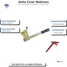 Sait Demirci Kollu Çiroz Makinası Kalıp Kilidi Sabitleme Bağlama Aleti