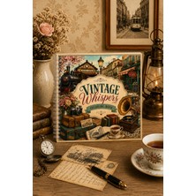 Z&R Craft Vintage Whispers Coloring Book – Cozy Vintage Dünyası, Rahatlatıcı Vintage 21X21