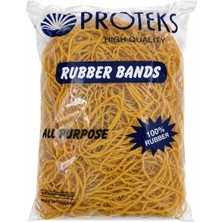 Proteks Rubber Bands 500 gr Paket Sarı Ambalaj Lastiği 70 mm