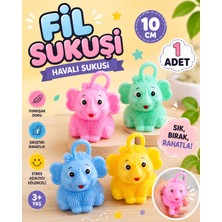 Eneci Sevimli Fil Havalı Sukuşi Squıshy Stres Oyuncağı Yumuşak Oyuncak 10 cm