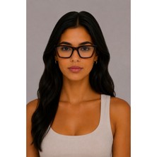 Ciro Model Cat Eye Kesim Popüler Mavi Işık Korumalı Blue Block Şeffaf Gözlük
