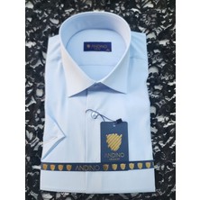 Andino Slimfit Kısa Kol Erkek Gömlek Likralı Dar Kesim Yapısıyla