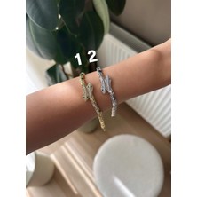 Shop Krutzo Yılan Detaylı Özel Seri 14K Tasarım Bileklik