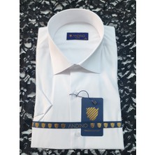 Andino Slimfit Kısa Kol Erkek Gömlek Likralı Dar Kesim Yapısıyla