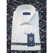 Andino Slimfit Kısa Kol Erkek Gömlek Likralı Dar Kesim Yapısıyla