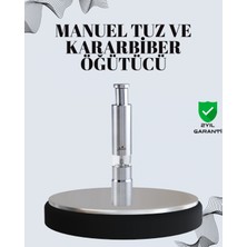 Marsilyan Tuz ve Kararbiber Öğütücü - Şeffaf Akrilik Hazne