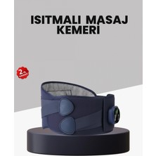 Marsilyan Titreşimli Masajlı Bel Kemeri Isıtmalı Destekli