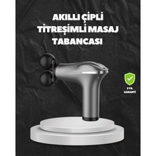 Marsilyan 4 Başlıklı Şarjlı Masaj Tabancası Bel Sırt Boyun Bacak Kas Rahatlatıcı