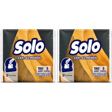 Solo Çek-Al Mendil (2 Adet )150'Lİ 3 Katlı Yumuşak Mendil
