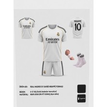Rüya Vadisi Mbappe. Real.madrid.10 Numara  Iç Saha Çocuk Forması 4 Parça