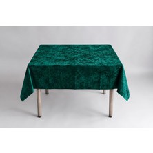 Koray Home Okey/kart Oyun Masa Örtüsü Kadife 140X140 Yeşil