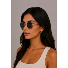 Noir Gold Oval UV400 Korumalı Güneş Gözlüğü