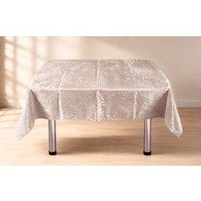 Koray Home Okey/kart Oyun Masa Örtüsü Kadife 140X140 Bej