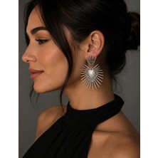 Allona Shop Aura Güneş Işıltısı Statement Küpe
