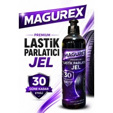 Magurex Premium Lastik Parlatıcı Jel 400 ml - 30 Güne Kadar Etkili Islak Görünüm & Uzun Süreli Koruma