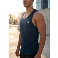 Sapeur Erkek Sporcu Atlet - Nefes Alabilir Fit Kesim, Gym & Fitness Tanktop