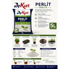 ByKurt Tarım Perliti Çiçek Toprağı Karışımı 5 Litre Toprak Perliti