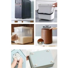 Kitchen Dream Bilyeli Eşya Kaydırma Aparatı 4lü Set 360 Derece Evrensel Döner Tekerlek Kasnak