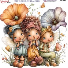 İstanbul Hobi Ütü ile Rub On Transfer Kağıdı 30X30CM RB-910
