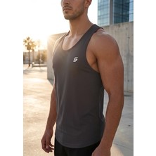 Sapeur Erkek Sporcu Atlet - Nefes Alabilir Fit Kesim, Gym & Fitness Tanktop