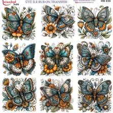 İstanbul Hobi Ütü ile Rub On Transfer Kağıdı 30X30CM RB-830