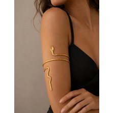 Allona Shop Serpenta Gold Spiral Kol Aksesuarı