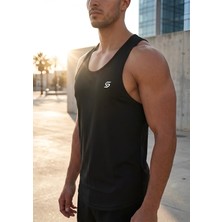 Sapeur Erkek Sporcu Atlet - Nefes Alabilir Fit Kesim, Gym & Fitness Tanktop